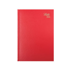 LETTS 11X RED A5 DPP DIARY 2020