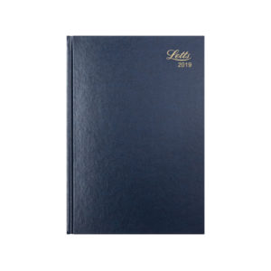 LETTS 31Z BLUE A4 WEEK/VIEW DIARY 2019