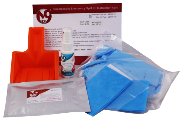 Medi9 Superabsorb Spill Kit Plus