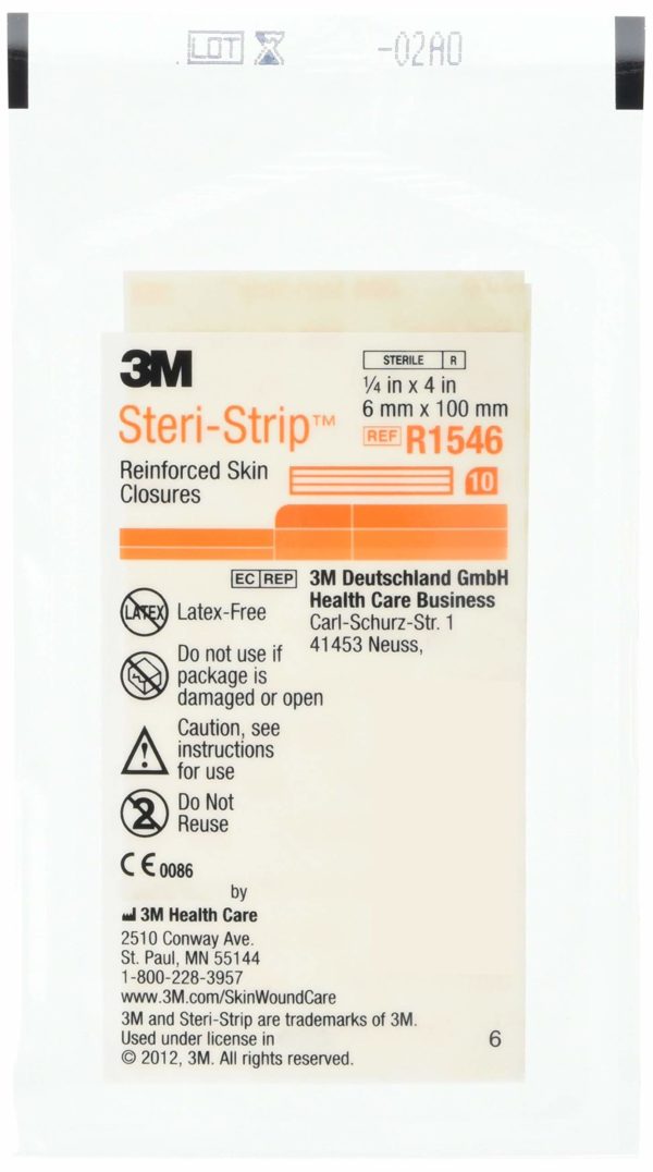 Steri-Strip  Wound Closure 6mmx100mm (10/env) x 50