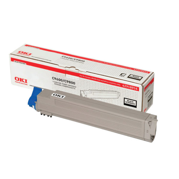 OKI C9600/C9800 TONER BLACK 42918916