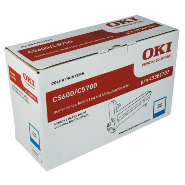 OKI IMAGE DRUM C5600 CYAN 43381707