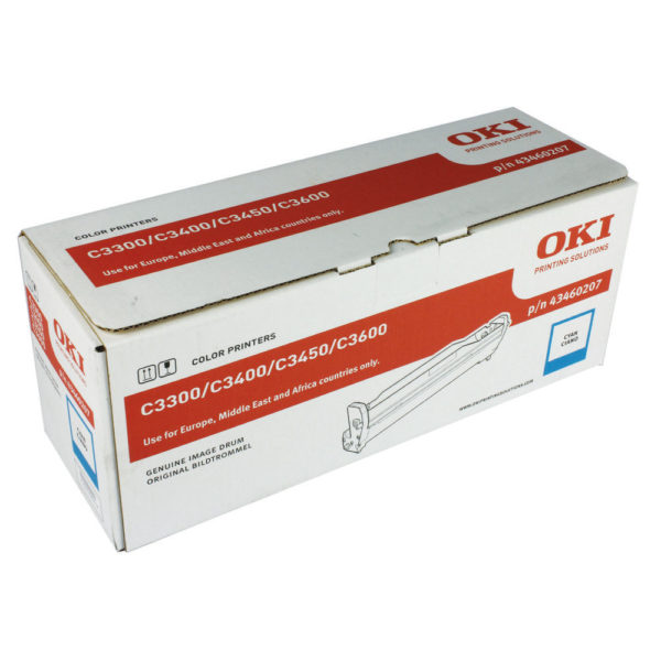 OKI C3300/3 IMAGE DRUM CYAN 43460207