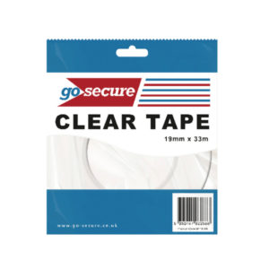 GOSECURE SMALL TAPE 19MMX33M PK12