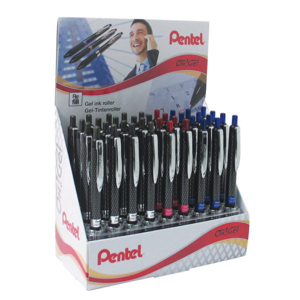 PENTEL OH GEL PEN DISPLAY36 AST K497/3D