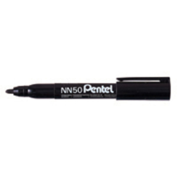 PENTEL MARKER BULLET TIP BLACK NN50-A