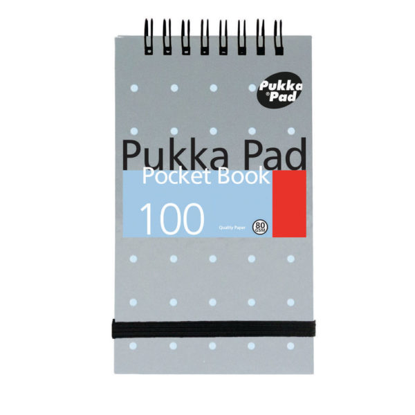 PUKKA A7 MET PCKT NOTE/B 100 PAGES 6254