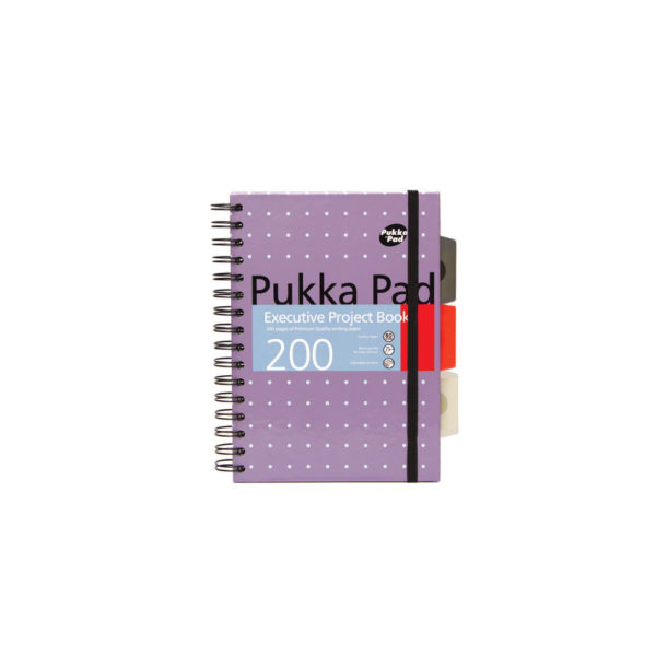 PUKKAPAD A5 EXE METALLIC PROJCT BOOK