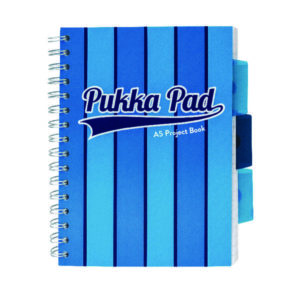 PUKKA VOGUE A5 PROJECT BOOK BLUE PK3