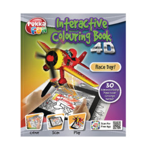 4D INTERACTIVE COLOURING/ACT BK RACE DAY