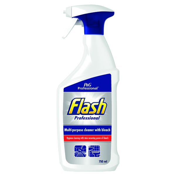 FLASH PRO CLEANER WITH BLEACH 750ML