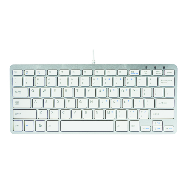 RGO COMPACT KEYBOARD WIRED WHITE