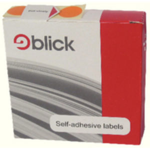 BLICK DISP S/A LABEL 19MM ORANGE PK1280