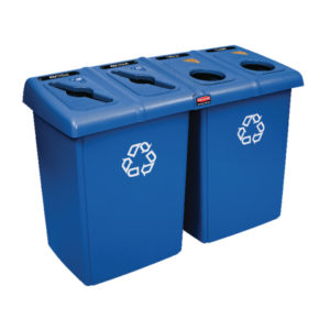 RUBBERMAID GLUTTON RECYCLING STATION