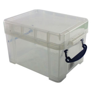 REALLY USEFUL 3 LTR BOX WITH LID CLR 3C