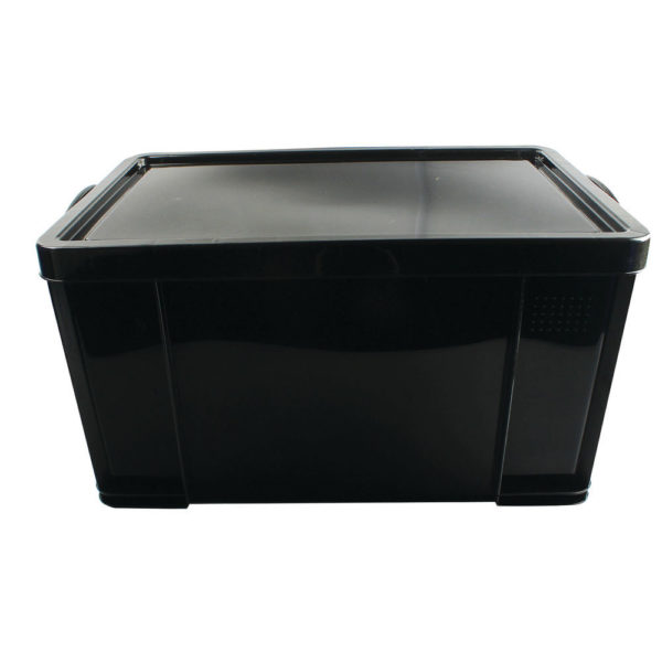 REALLY USEFUL 84 LITRE RECYCLED BOX BLK