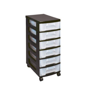 REALLY USEFULL TOWER 6X7 LIT DRAWERS BLK