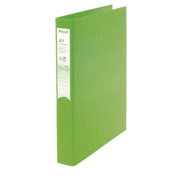 REXEL JOY RING BINDER A4 LIME