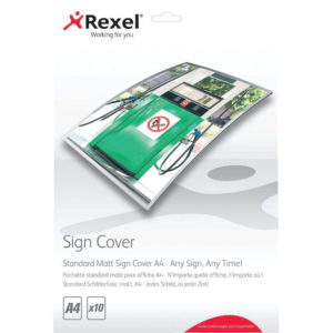 REXEL STANDARD MATT SIGN COVER A4
