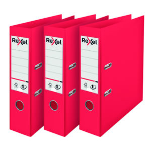 REXEL LEVER ARCH FILE A4 PP RED 3FOR2
