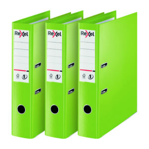 REXEL LEVER ARCH FILE FS PP GREEN 3FOR2