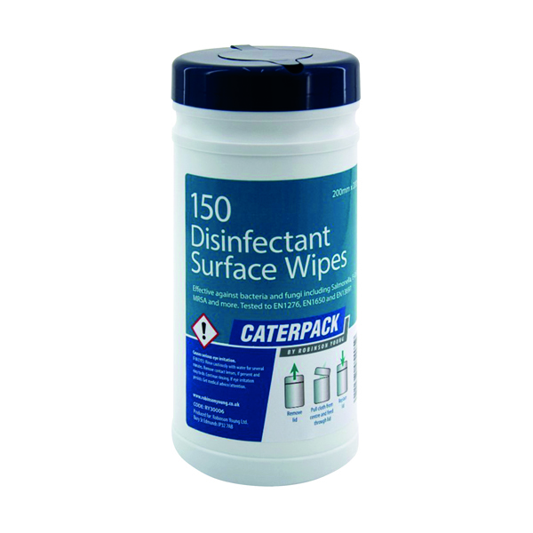 CATERPACK DISINFECTANT S/WIPES 150