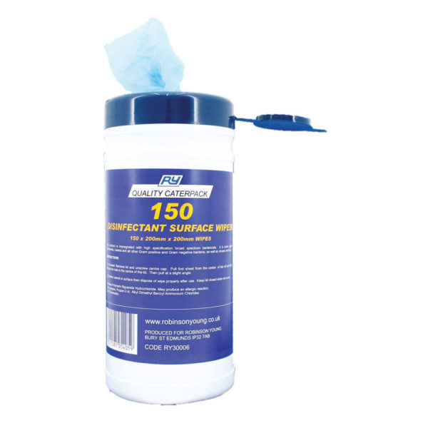 CATERPACK MED SURFACE WIPES PK150 BLUE 3