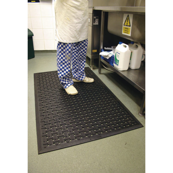 KITCHEN MAT 850X1400MM BLACK 319138138