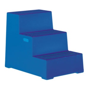 PLASTIC SAFETY 2 STEP BLUE 325098  8