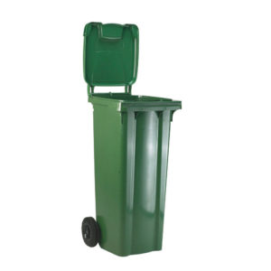 REFUSE CONTAINER 120L 2 WHLD GRN 33 33