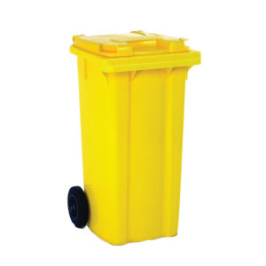 REFUSE CONTAINER 80L 2 WHLD YLW 331331