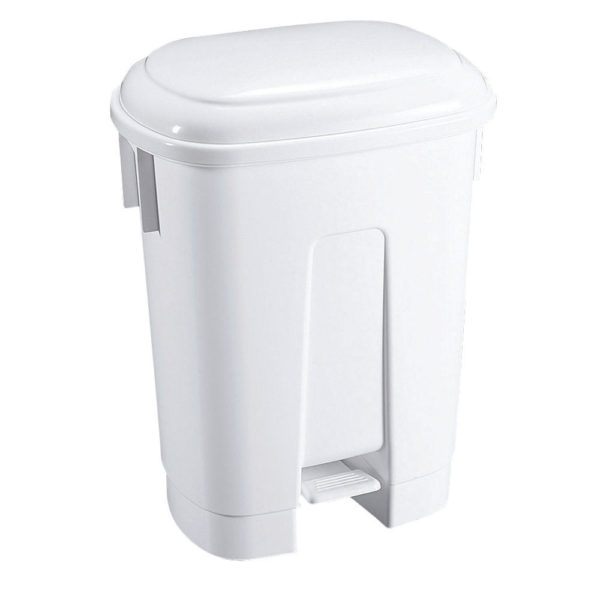 60 LITRE WHITE PLASTIC BIN 348011  1