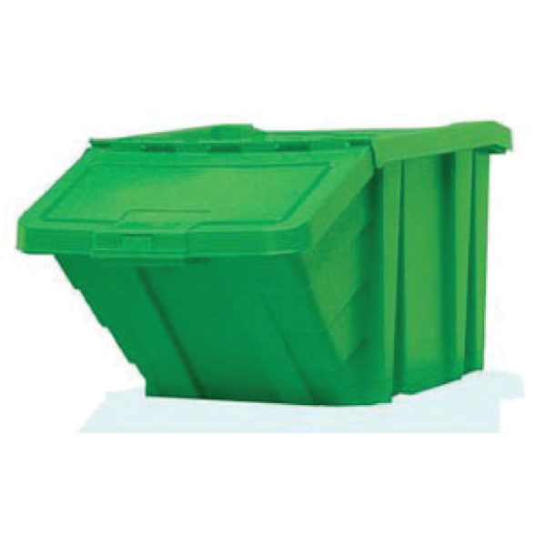 HEAVY DUTY STORAGE BIN/LID GRN 359559520