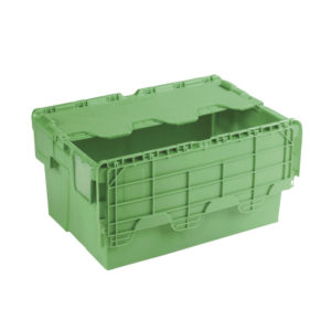 ATTACHED LIDDED CONTAINER GREEN 360330