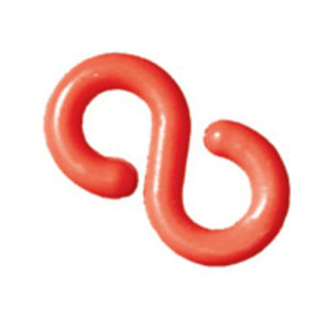 6MM S HOOK PK10 RED 371451