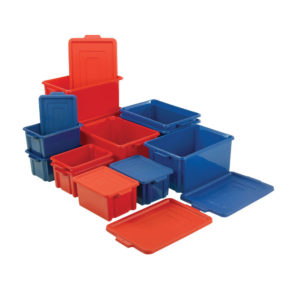 FD JUMBO RED PLASTIC CONTAINER 374345
