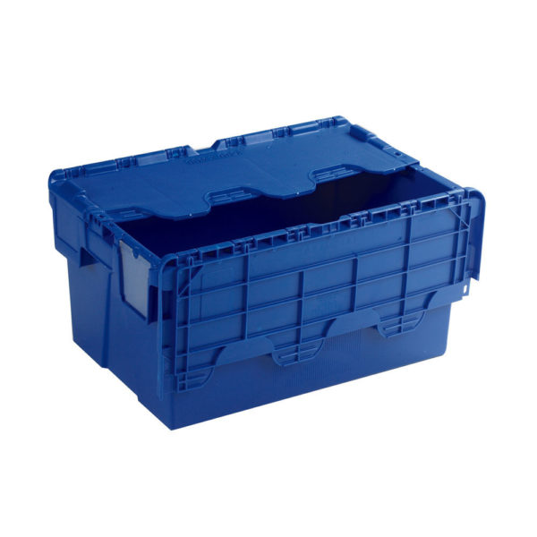 ATTACHED LIDDED BOX BLUE 375815