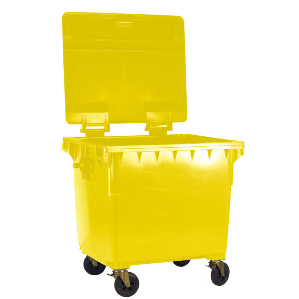 770L YELLOW WHEELED BIN 377389