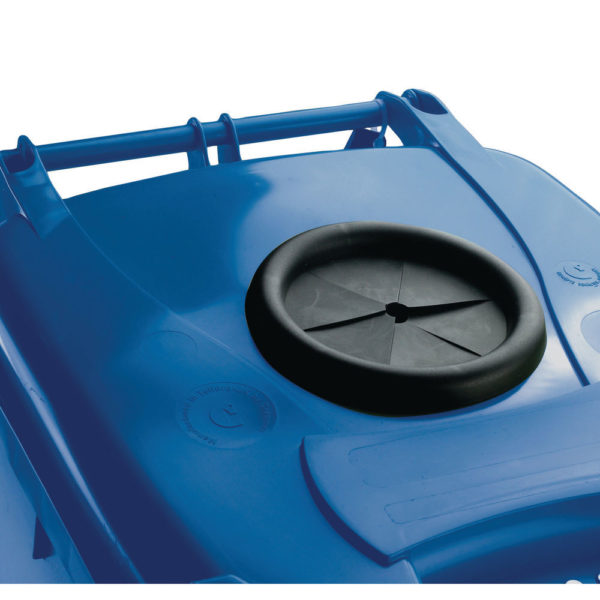 360L BLUE LOCK BOTTLE WHEELIE BIN  N