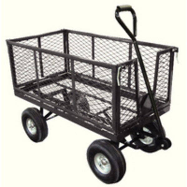 MESH PLATFORM TRUCK DROP-DOWN SIDES BLK