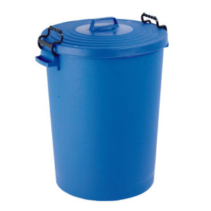 DUSTBIN 110L WITH LID BLUE 382066  6