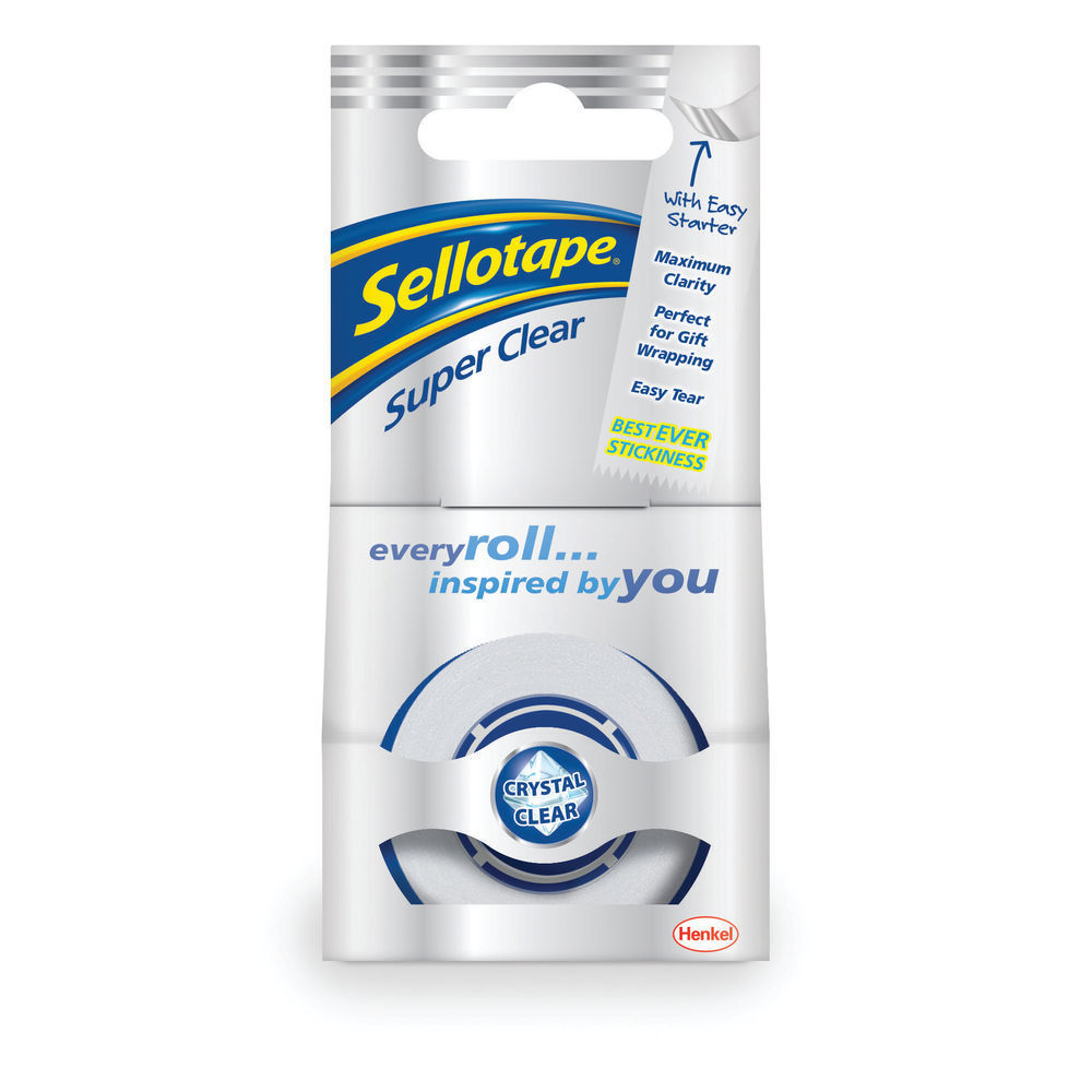 SELLOTAPE SUPER CLEAR 18MMX25M 1443351