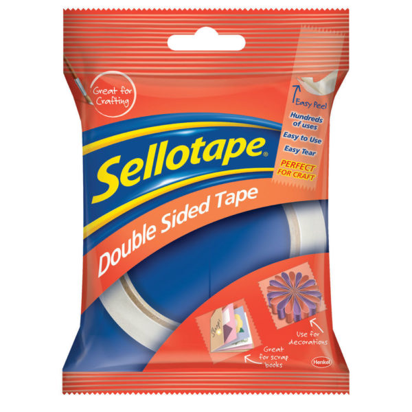 SELLOTAPE DOUBLESIDED TAPE 12MMX33M 2280