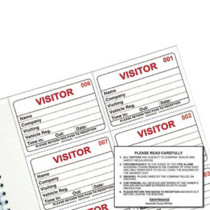 SYSTEM VISITORS BOOK REFILL IBRSYS300