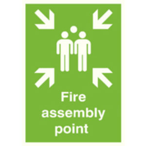 SIGN A2 FIRE ASSEMBLY POINT PVC
