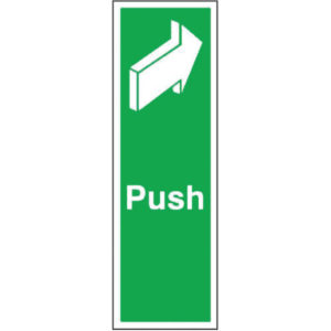 SIGN 150X50 PUSH S/A