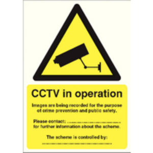 SIGN A5 DPA COMPLIANT CCTV S/A