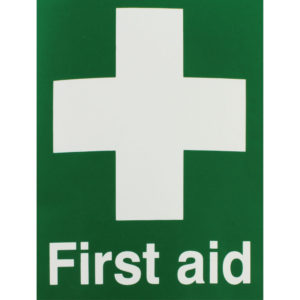 SIGN FIRST AID 150X110MM S/A