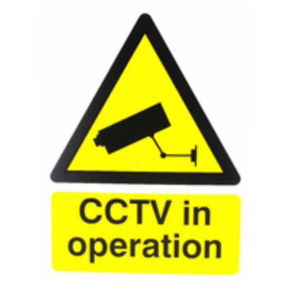 SIGN 400X300 CCTV IN OP PVC