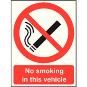 SIGN NO SMOKING AGAINST THE LAW  297X210